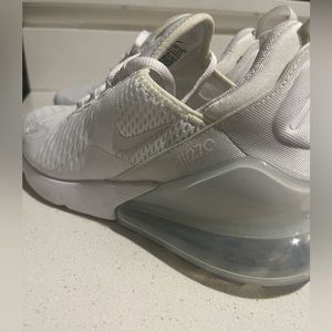 Nike Airmax 270 all white anthracite sneakers